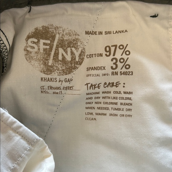 GAP Green Broken-In Straight Khaki Pants - Picture 10 of 10